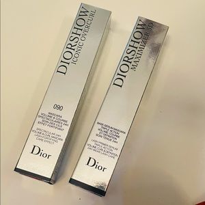 Dior iconic over curl mascara and Dior maximized